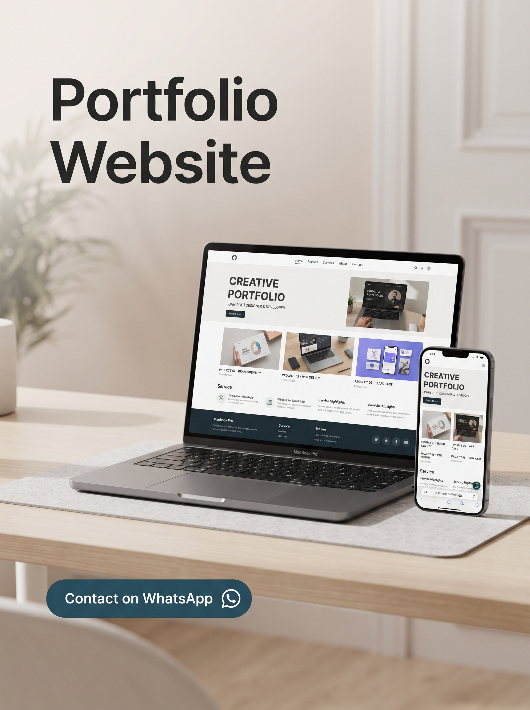 Professional Portfolio Website Development
